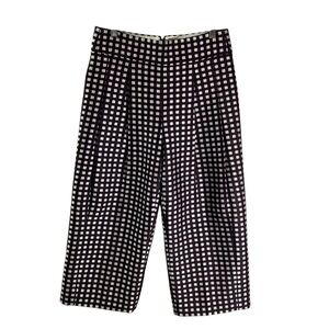 J. Crew High Waisted Checkered Pants